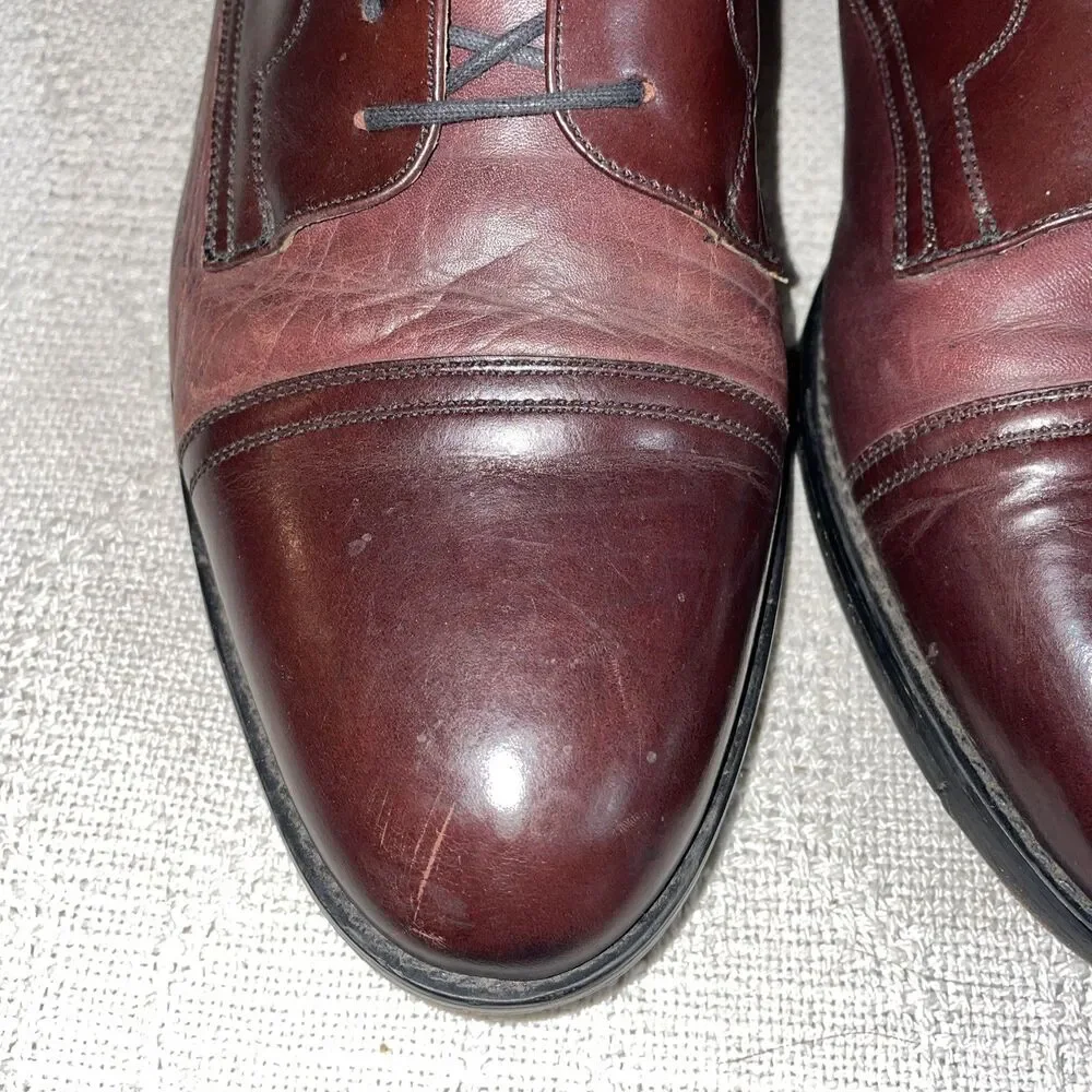 J. Murphy Men’s Dress Shoes Size 11 M Brown Leather Captoe Business Formal City